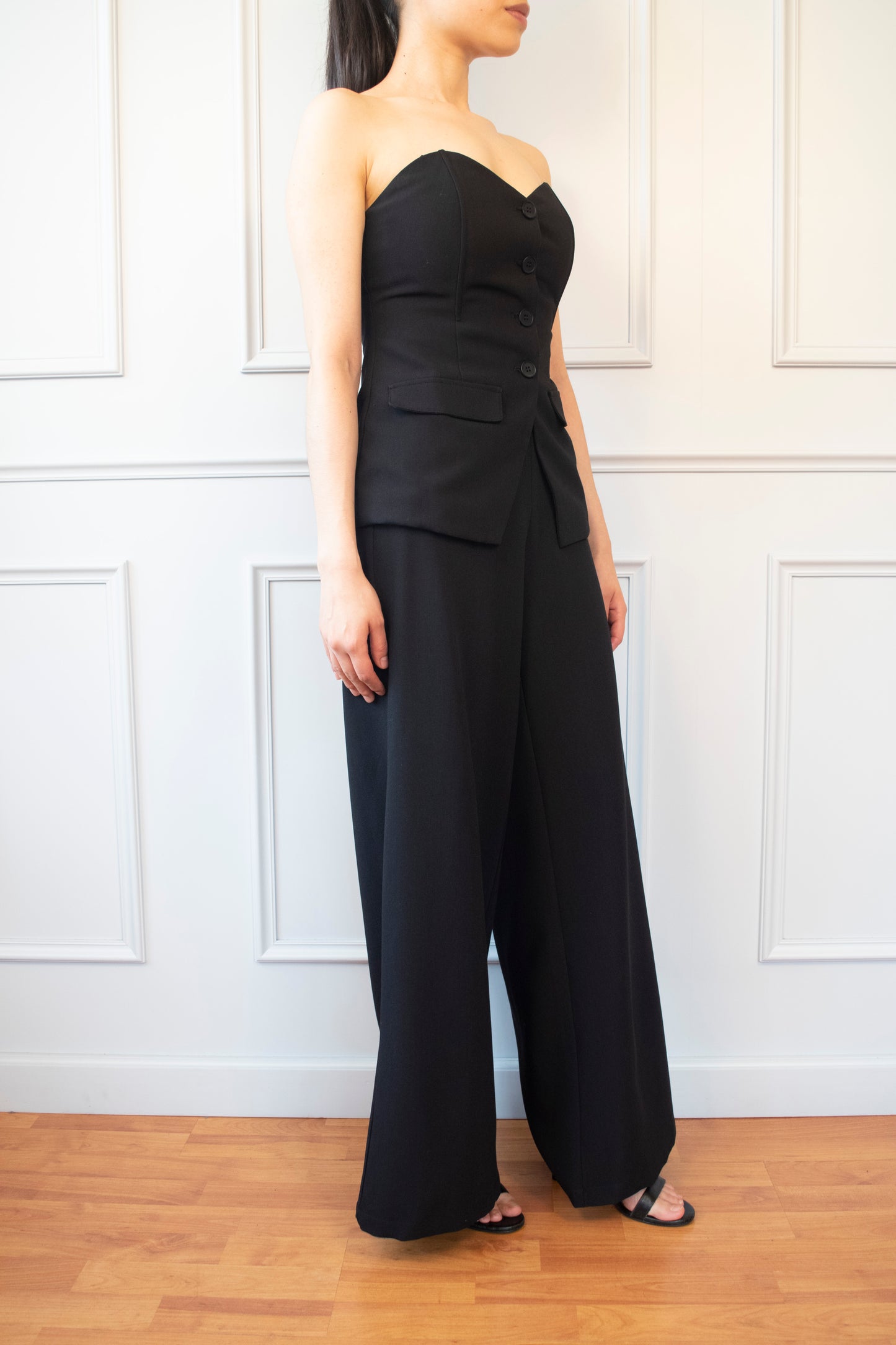 TRAJE PREMIUM BUSTIER-PANTALON PALAZZO