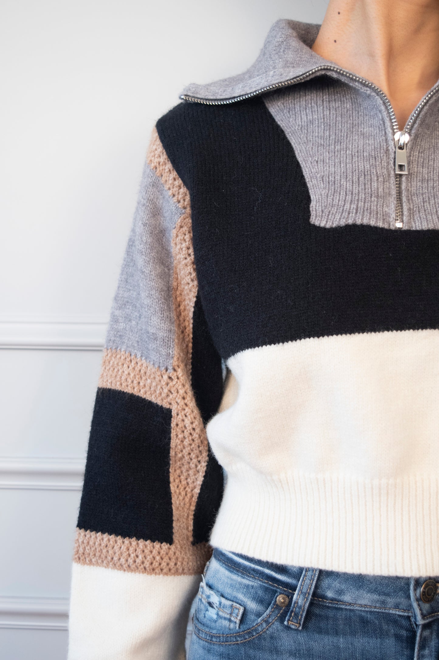 SUETER PREMIUM COLOR BLOCK