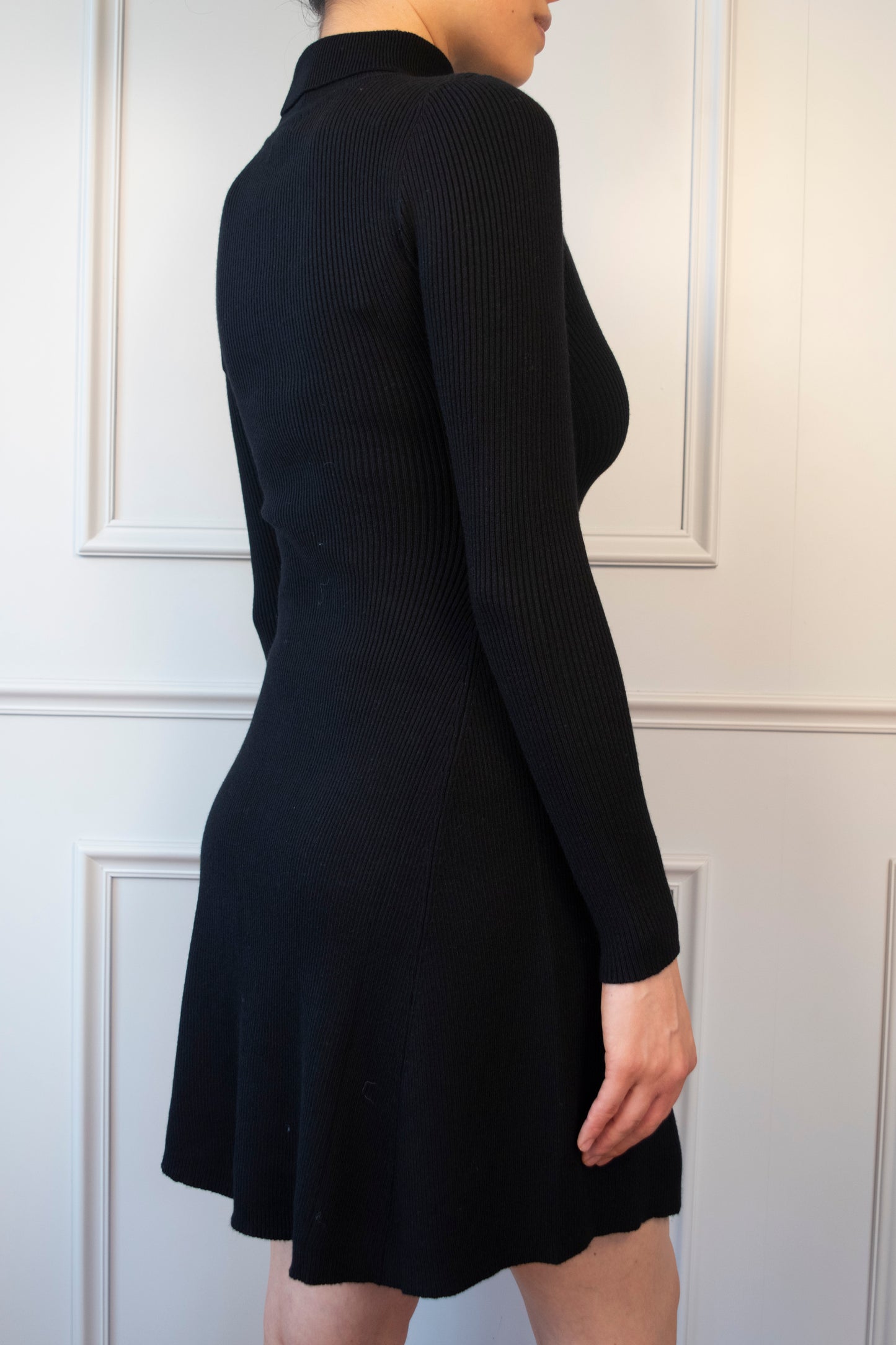VESTIDO PUNTO CUELLO ALTO