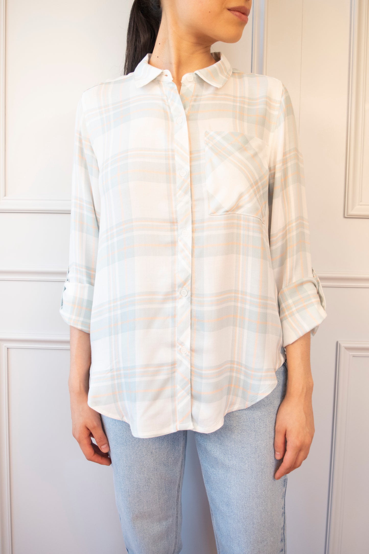 CAMISA CUADROS RAYON