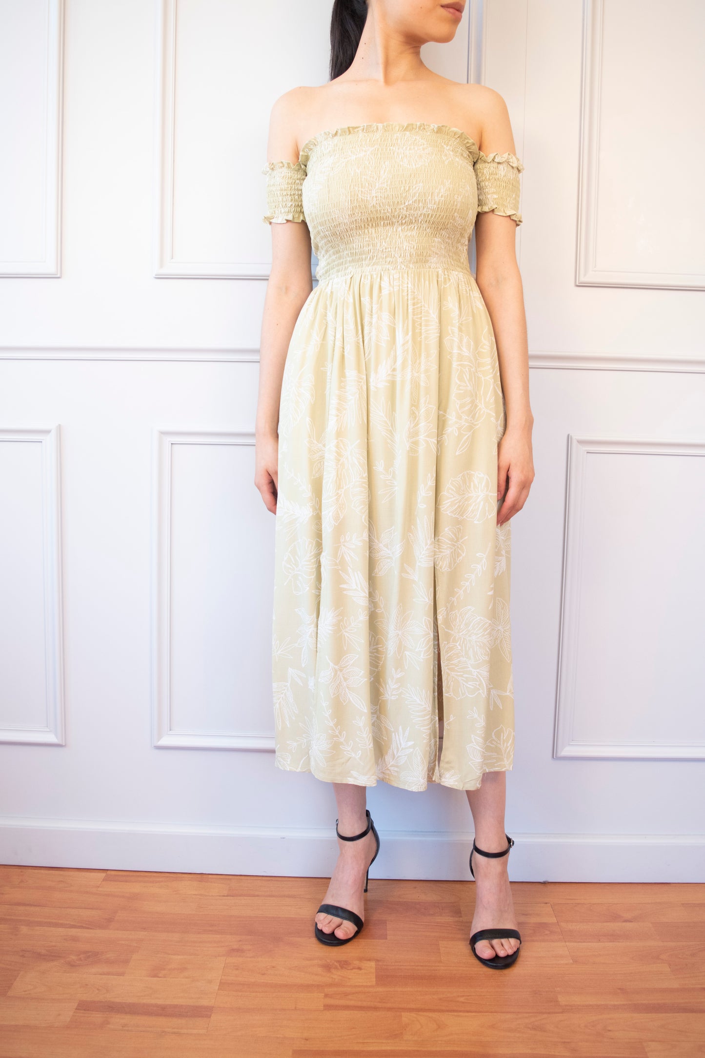 VESTIDO RAYON ESTAMPDO