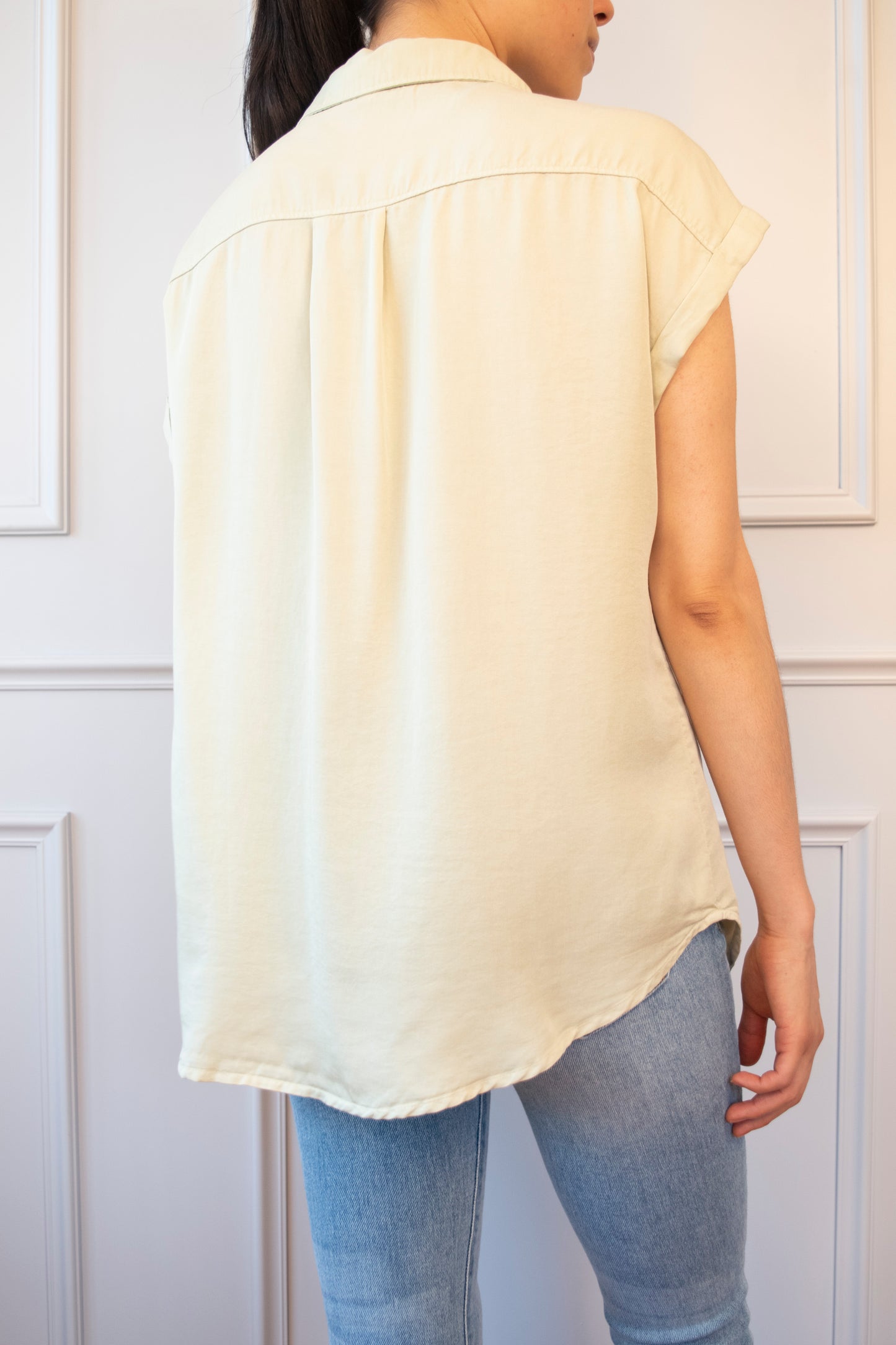 CAMISA TENCEL BOLSILLOS