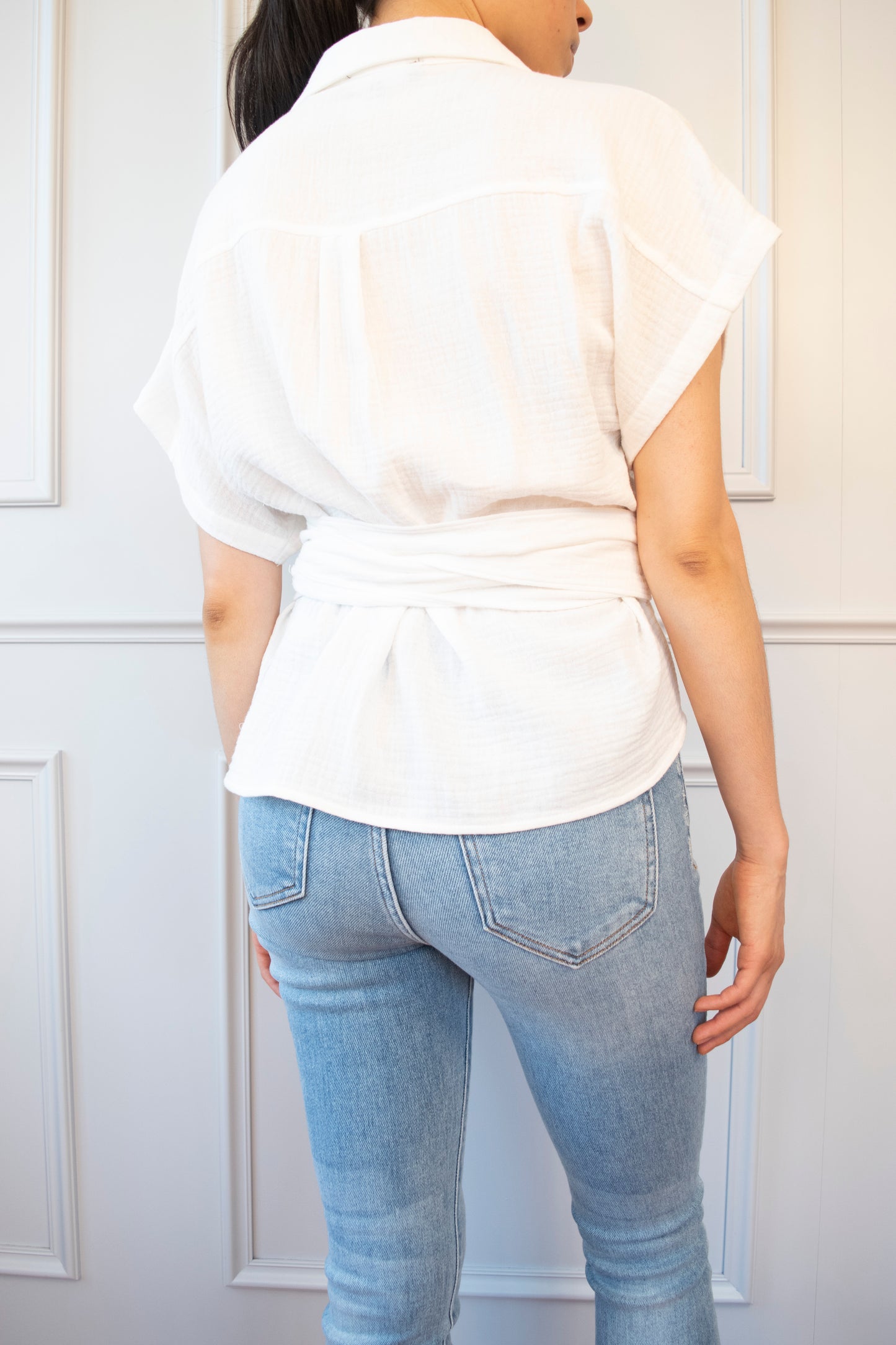 BLUSA PREMIUM CRUZADA ALGODON