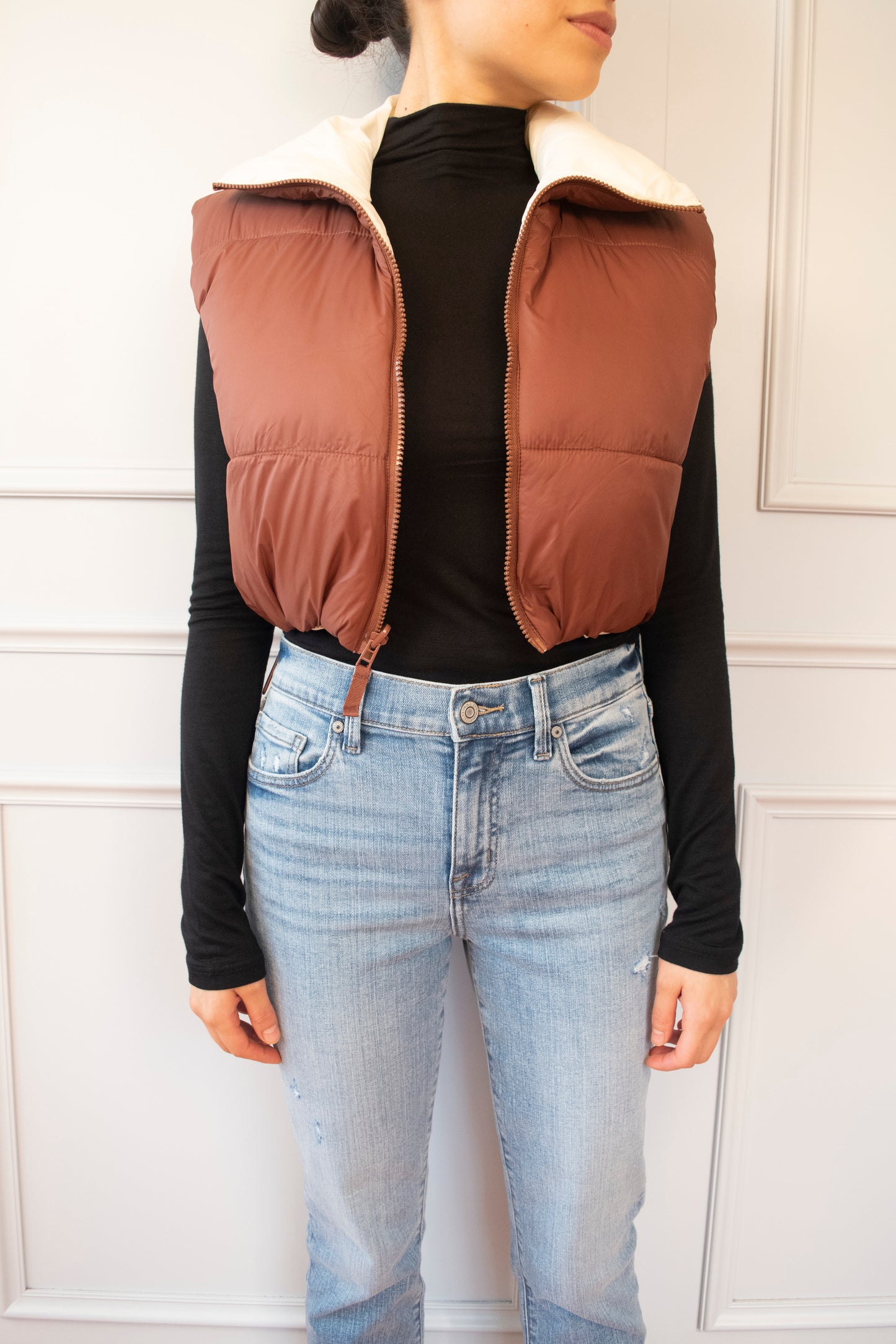 CHALECO ACOLCHADO REVERSIBLE