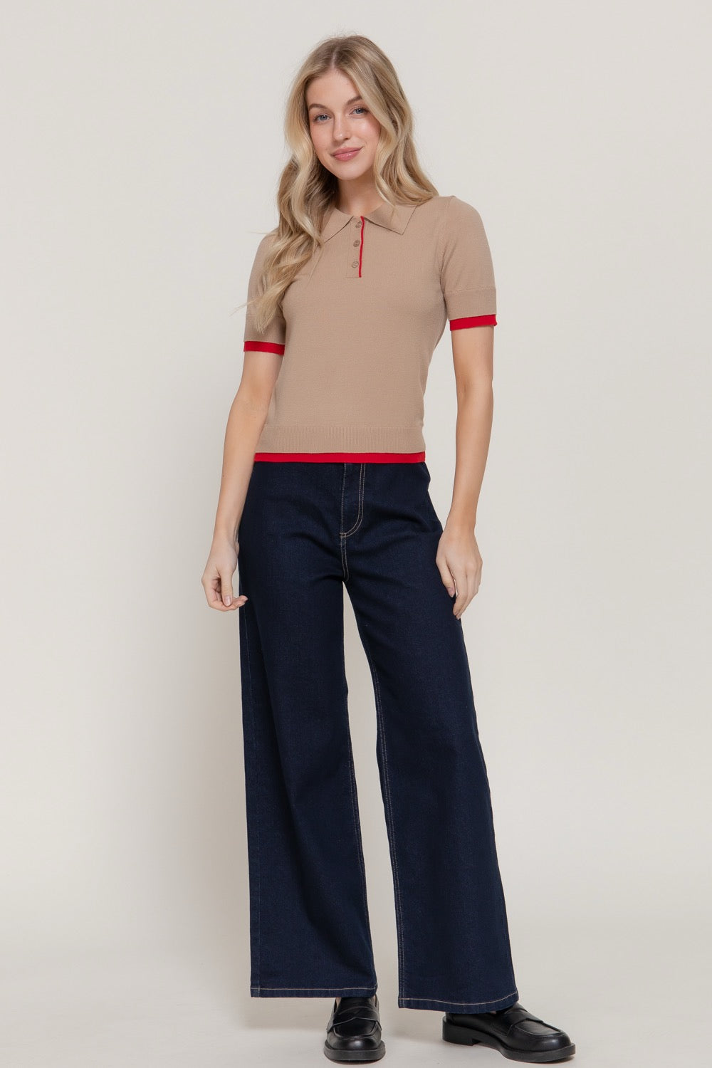 DISPONIBLE 1 DE JULIO TOP POLO FIBRA NATURAL