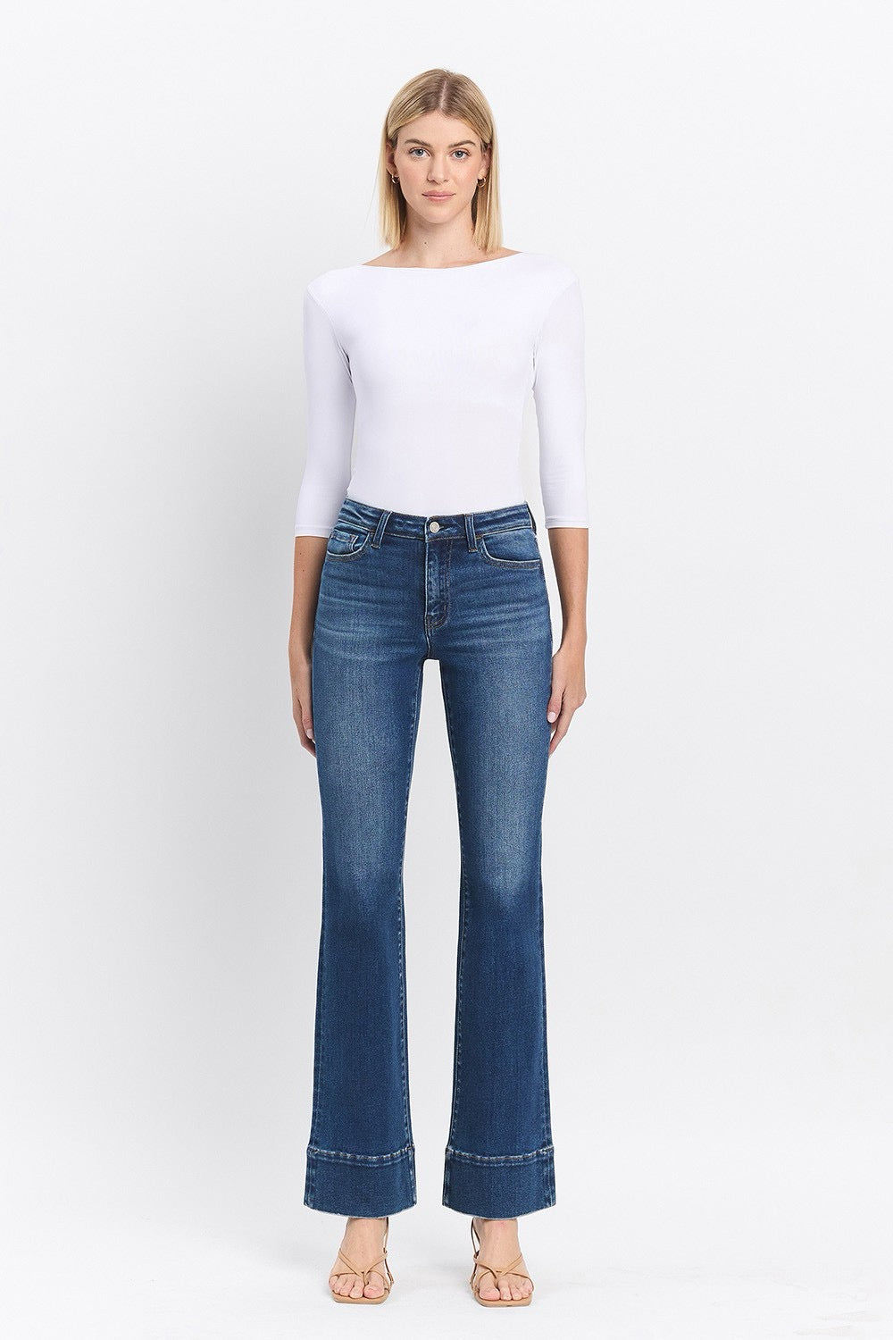JEANS PIERNA BOOTCUT 33 1/4" MEZCLILLA PREMIUM