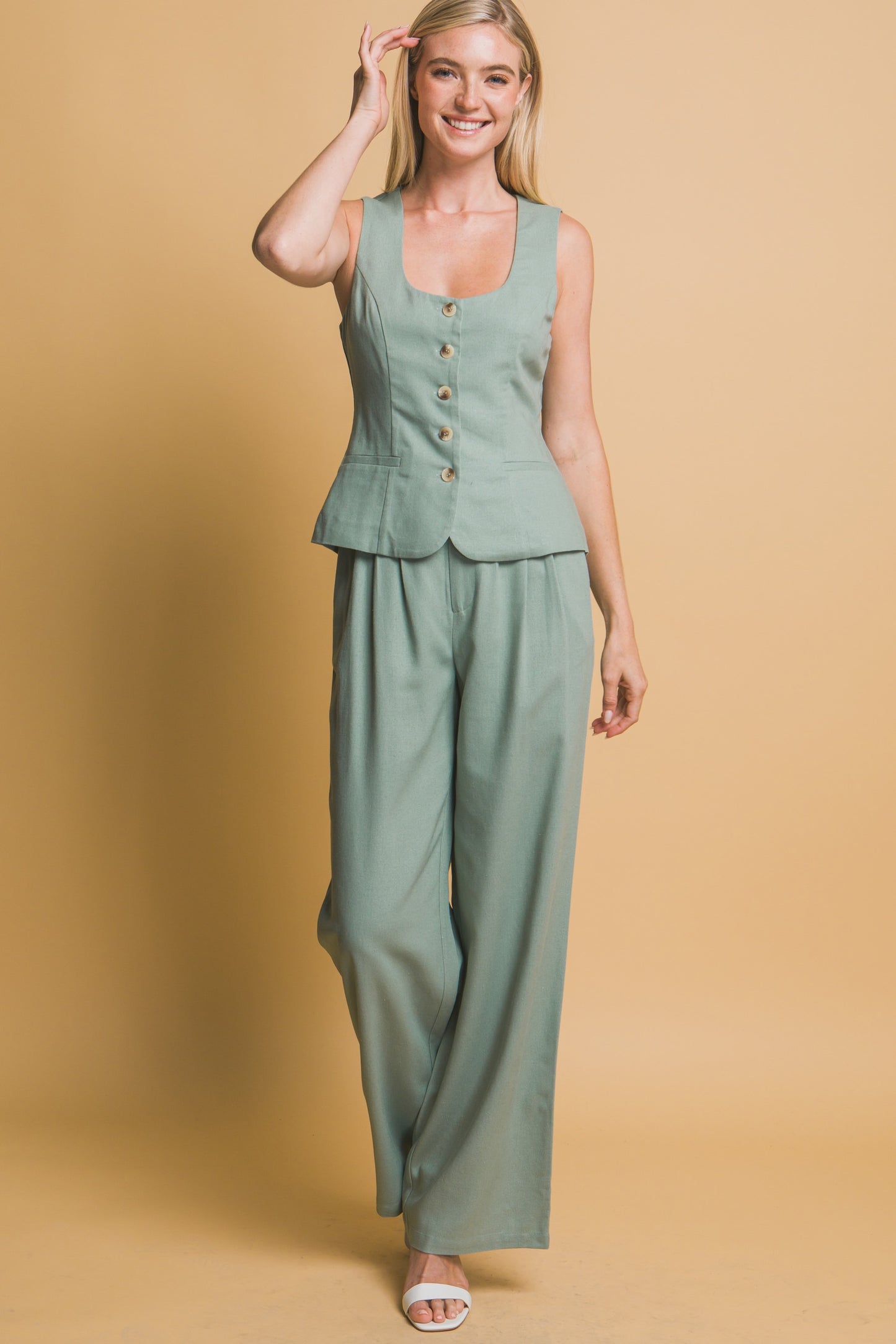 PANTALON VISCOSA-LINO