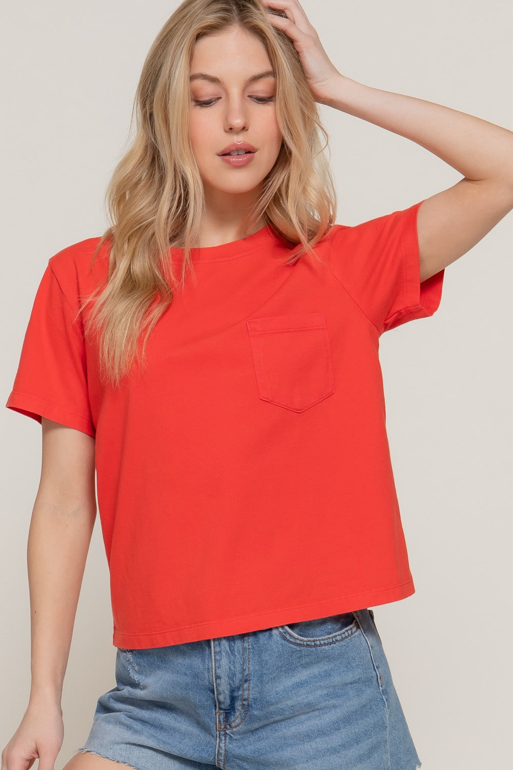 CAMISETA BOLSILLO ALGODON