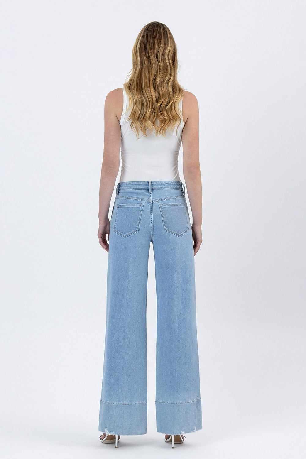 JEANS PIERNA ANCHA 32" MEZCLILLA PREMIUM