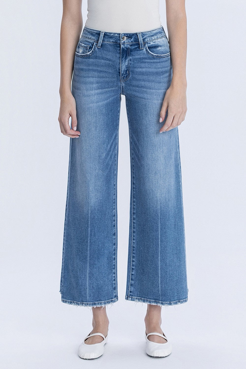 JEANS PIERNA ANCHA 28" MEZCLILLA PREMIUM