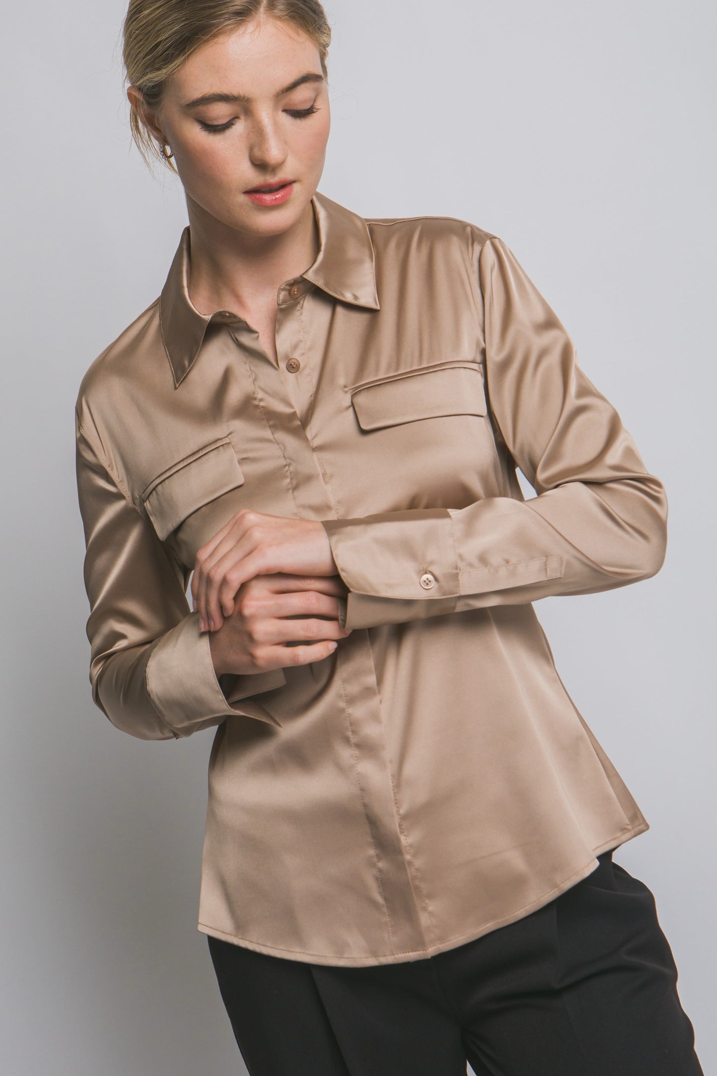 CAMISA SATIN