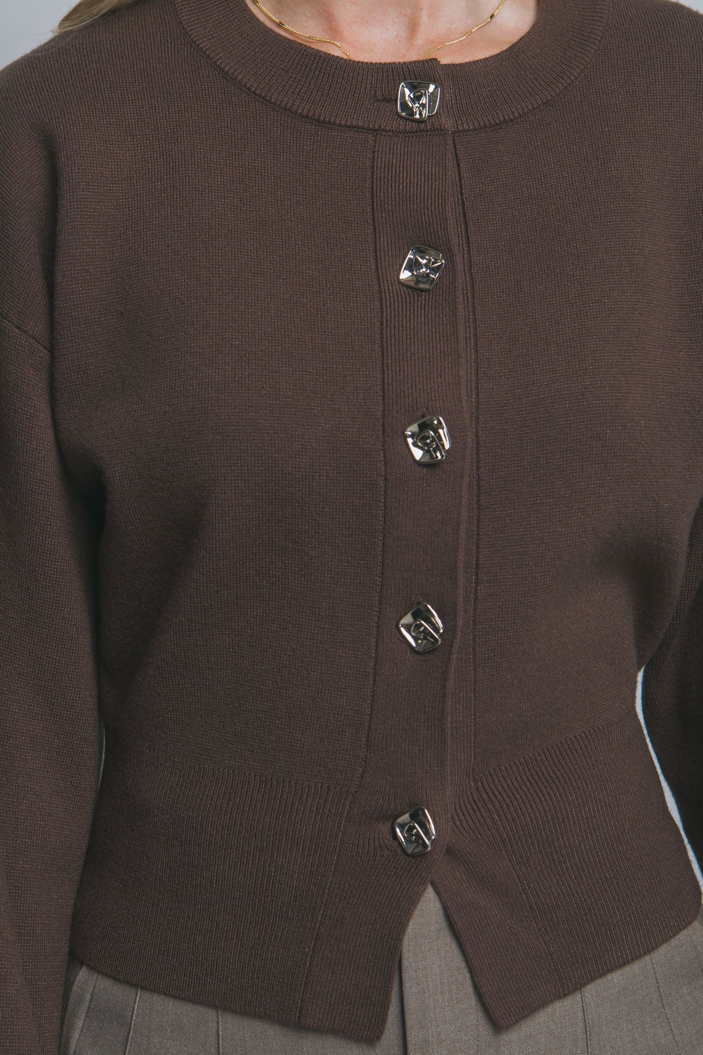 CARDIGAN FIBRA NATURAL