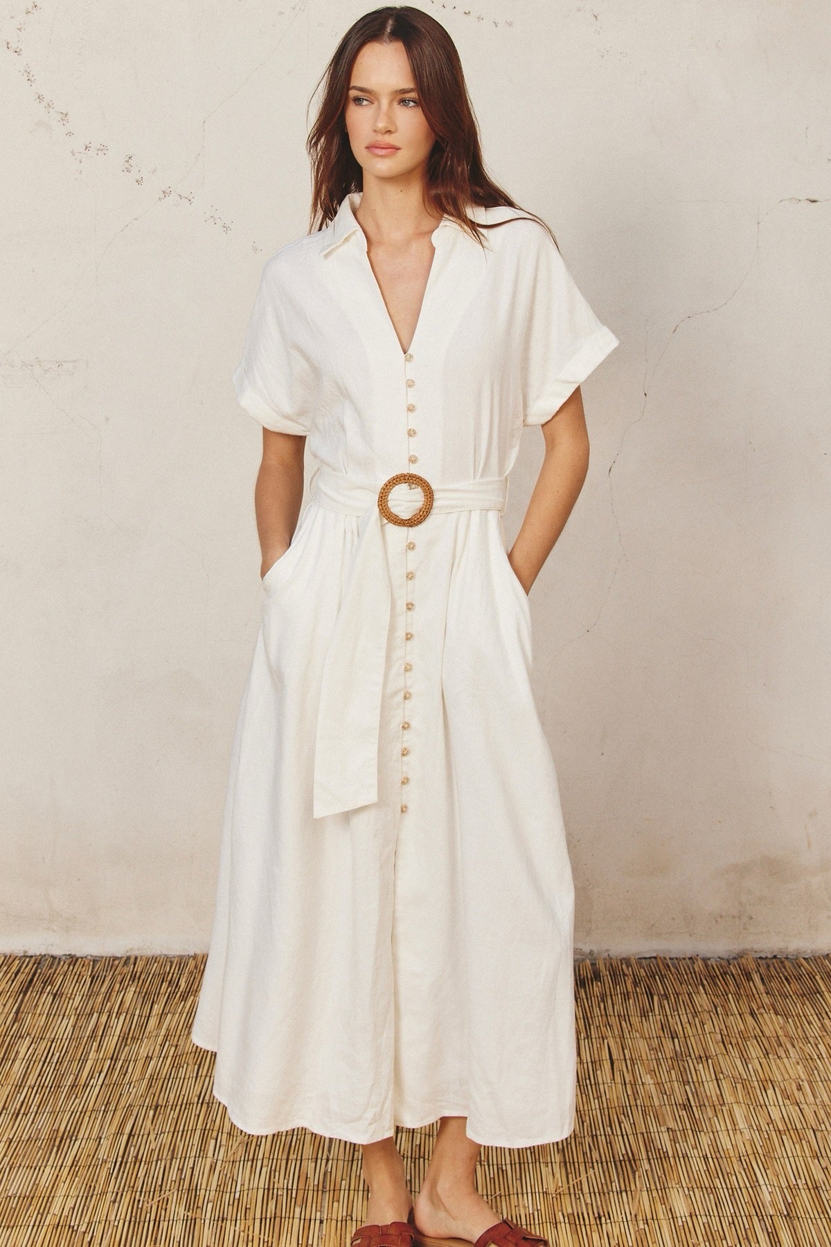 VESTIDO ALGODON LINO PREMIUM