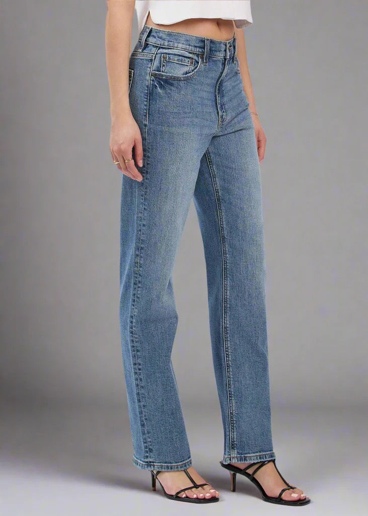 JEANS PIERNA RECTA 30" MEZCLILLA PREMIUM
