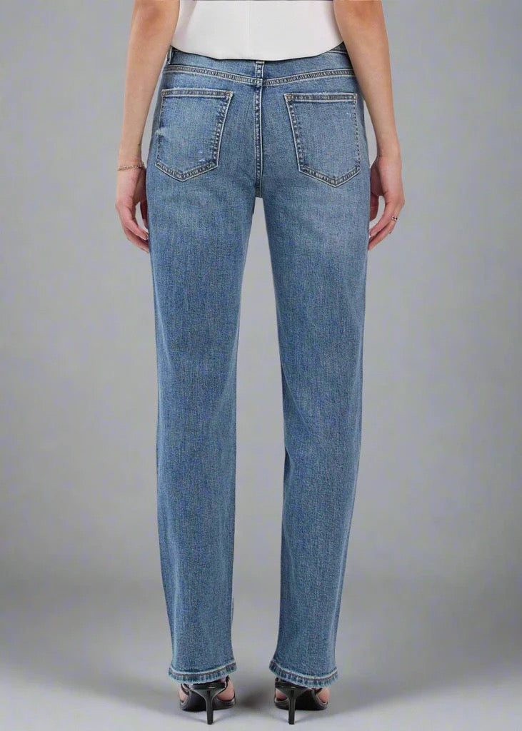 JEANS PIERNA RECTA 30" MEZCLILLA PREMIUM