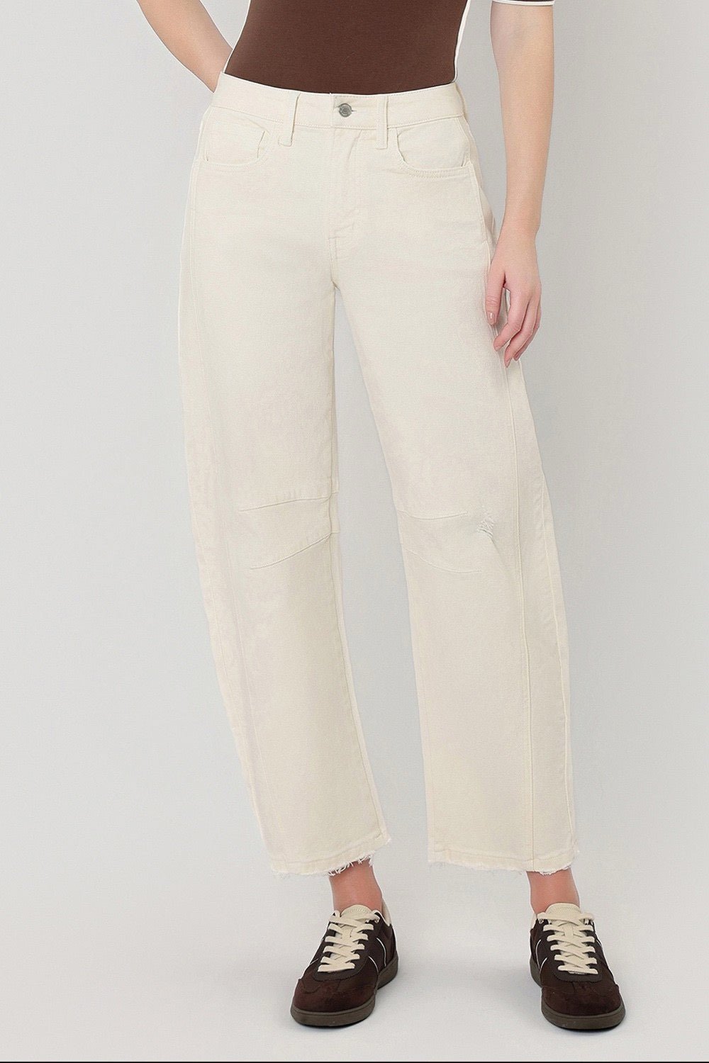 JEANS PIERNA BARRIL 27" MEZCLILLA PREMIUM