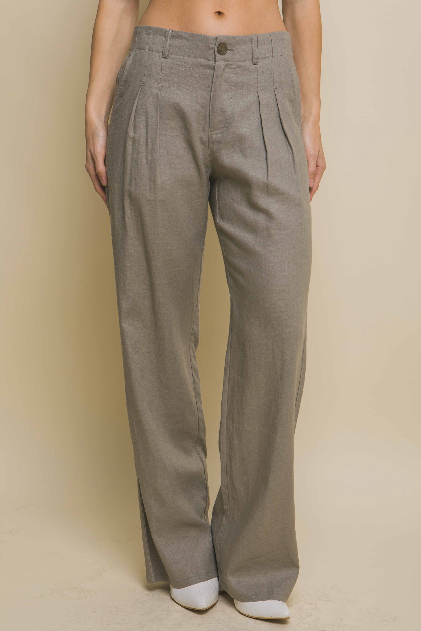 PANTALON RECTO LINO VISCOSA