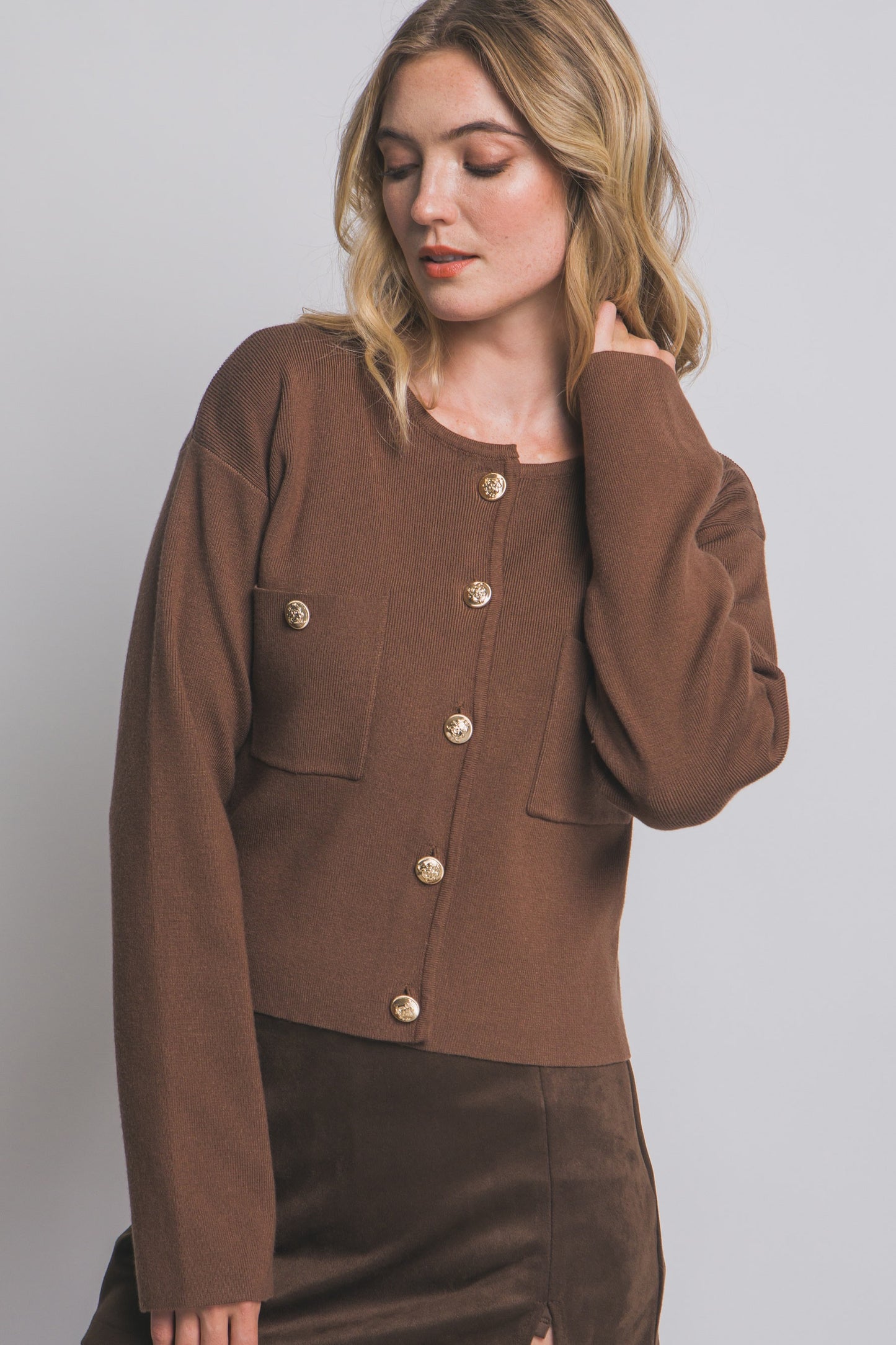 CARDIGAN FIBRA NATURAL