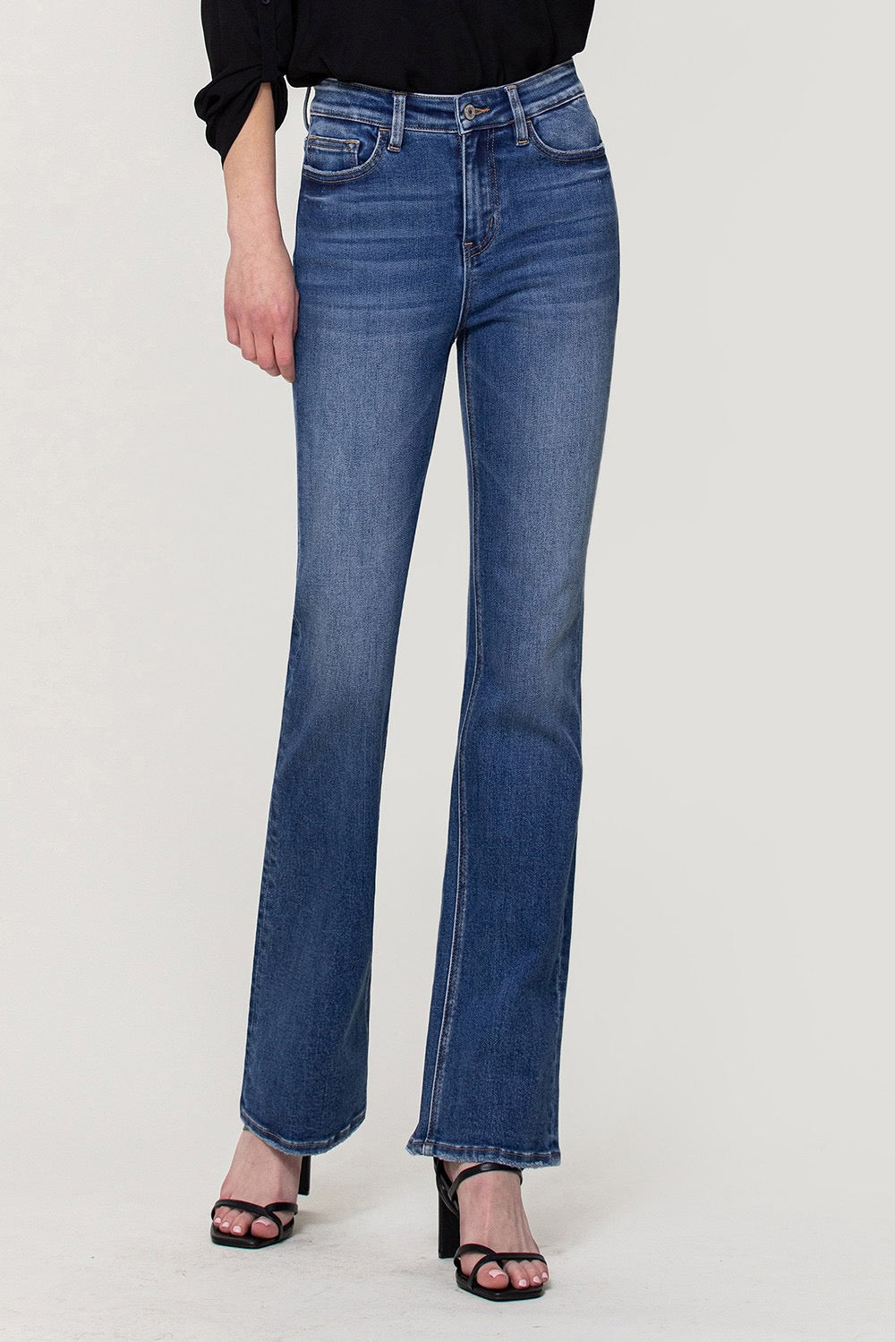 JEANS PIERNA BOOTCUT SLIM 32" MEZCLILLA PREMIUM
