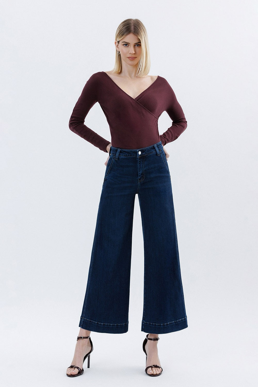 JEANS PIERNA ANCHA 28" MEZCLILLA PREMIUM
