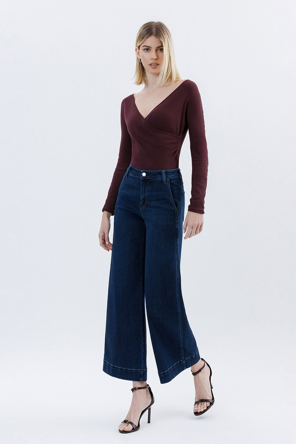 JEANS PIERNA ANCHA 28" MEZCLILLA PREMIUM