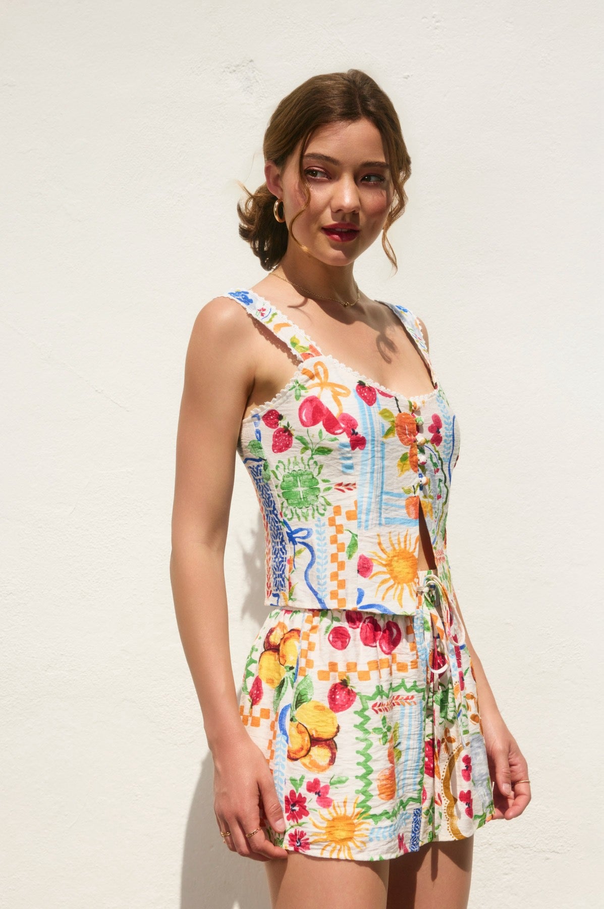SET PREMIUM TOP/SHORT FIBRA NATURAL