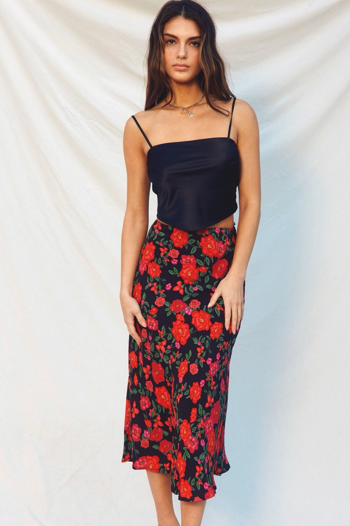 FALDA VISCOSA/RAYON PREMIUM