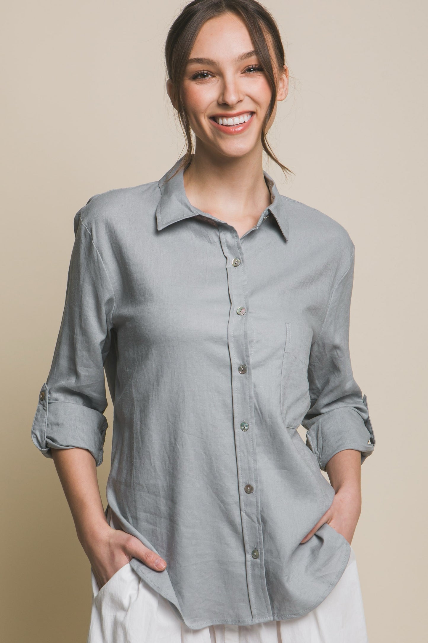 CAMISA LINO CLASICA