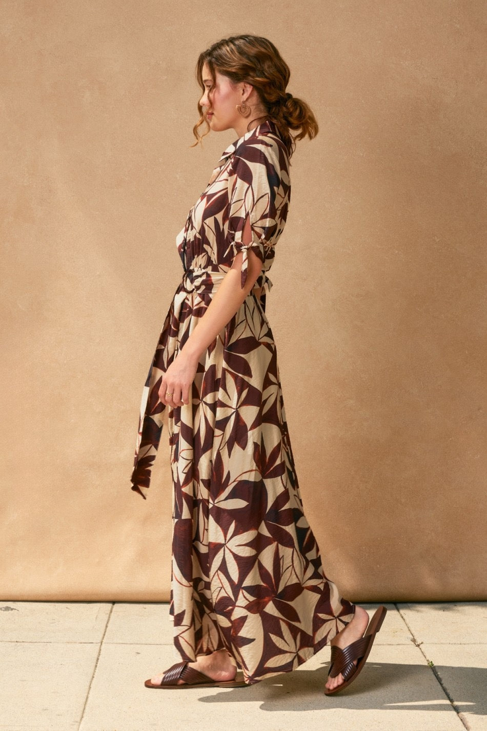 VESTIDO PREMIUM CAMISERO FIBRA NATURAL