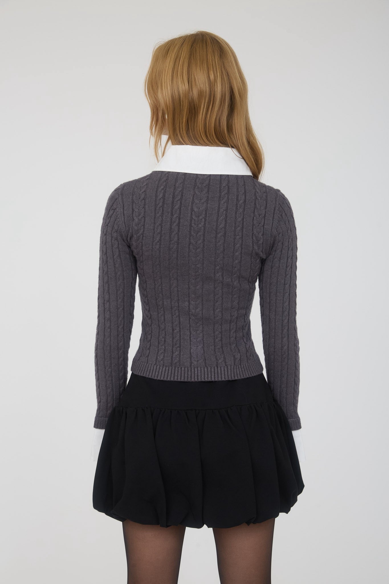 CARDIGAN MEZCLA CON CAMISA