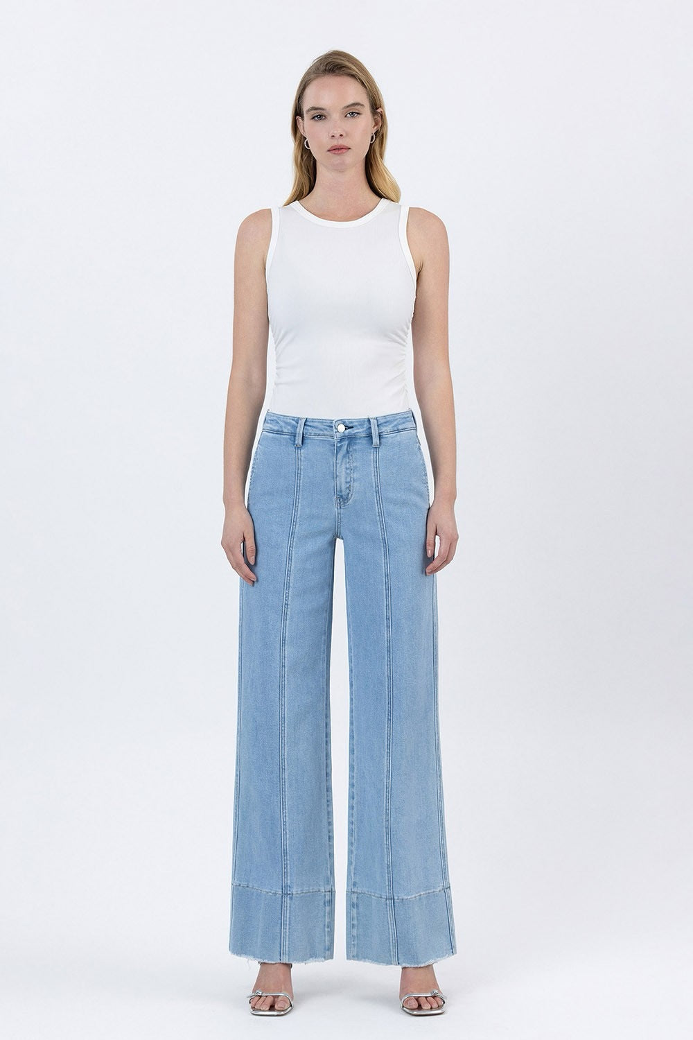 JEANS PIERNA ANCHA 32" MEZCLILLA PREMIUM