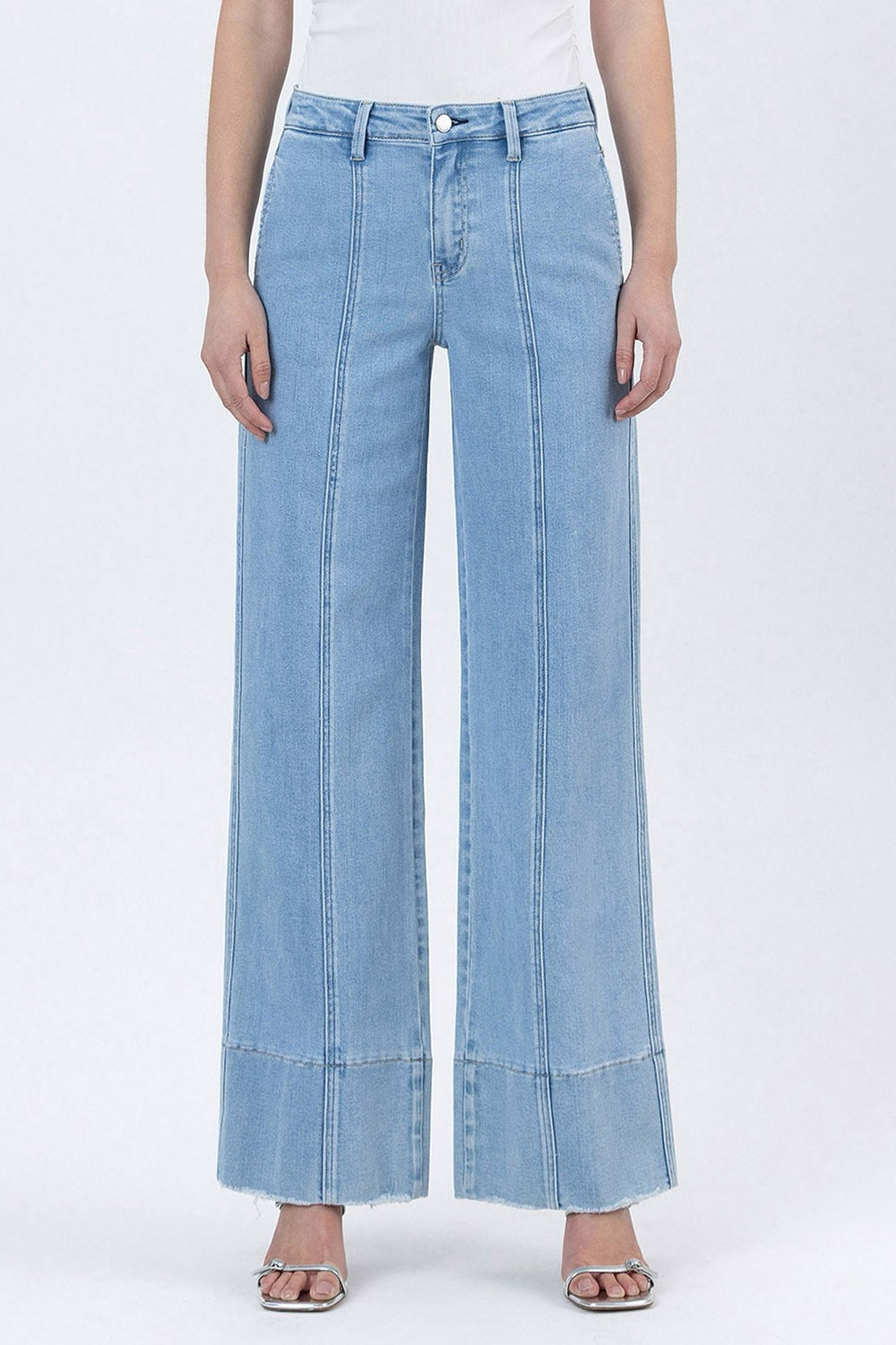 JEANS PIERNA ANCHA 32" MEZCLILLA PREMIUM