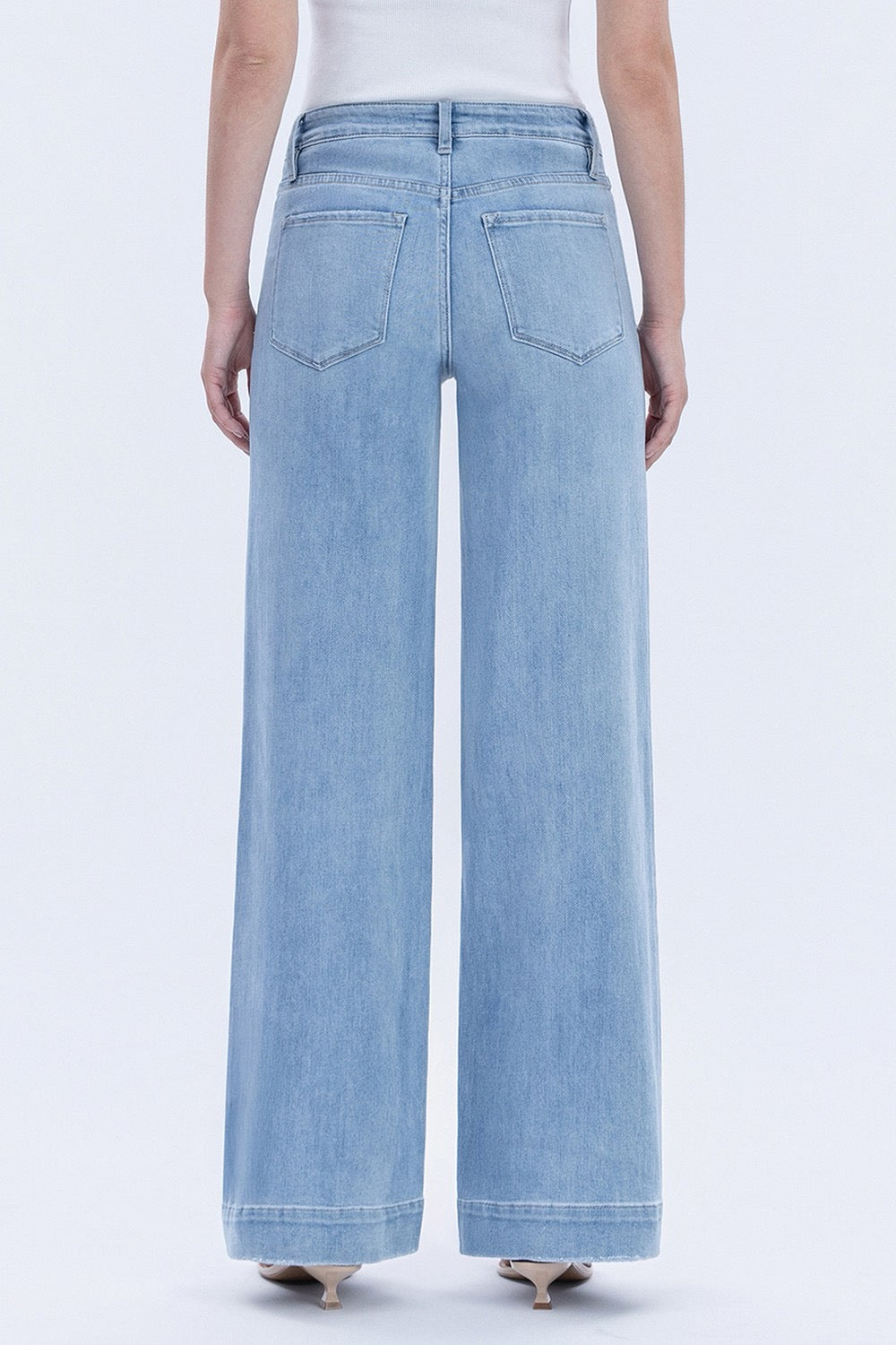 JEANS PIERNA ANCHA 32" MEZCLILLA PREMIUM