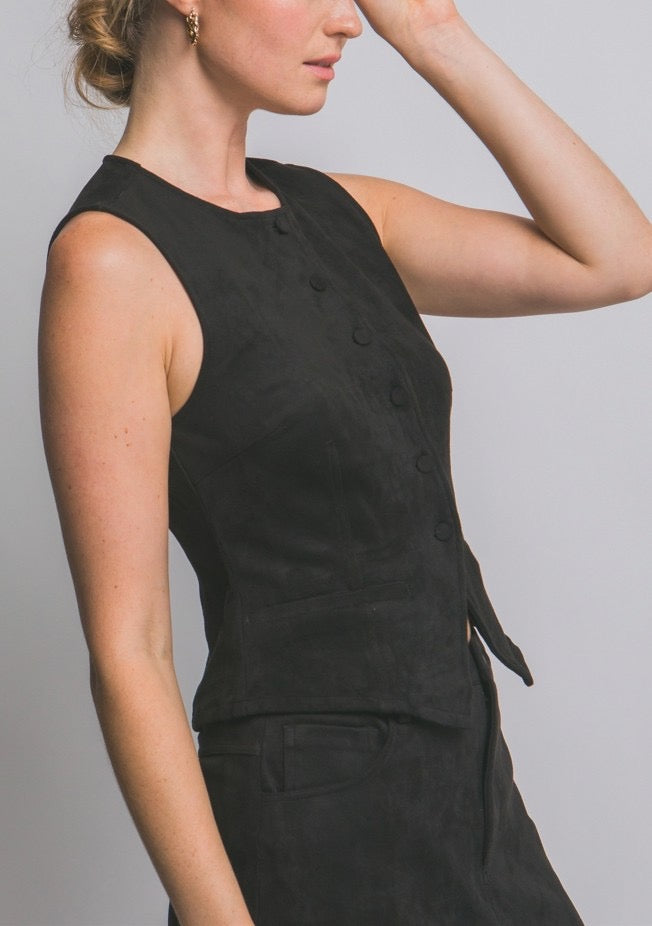 SET GAMUZA CHALECO/PANTALON