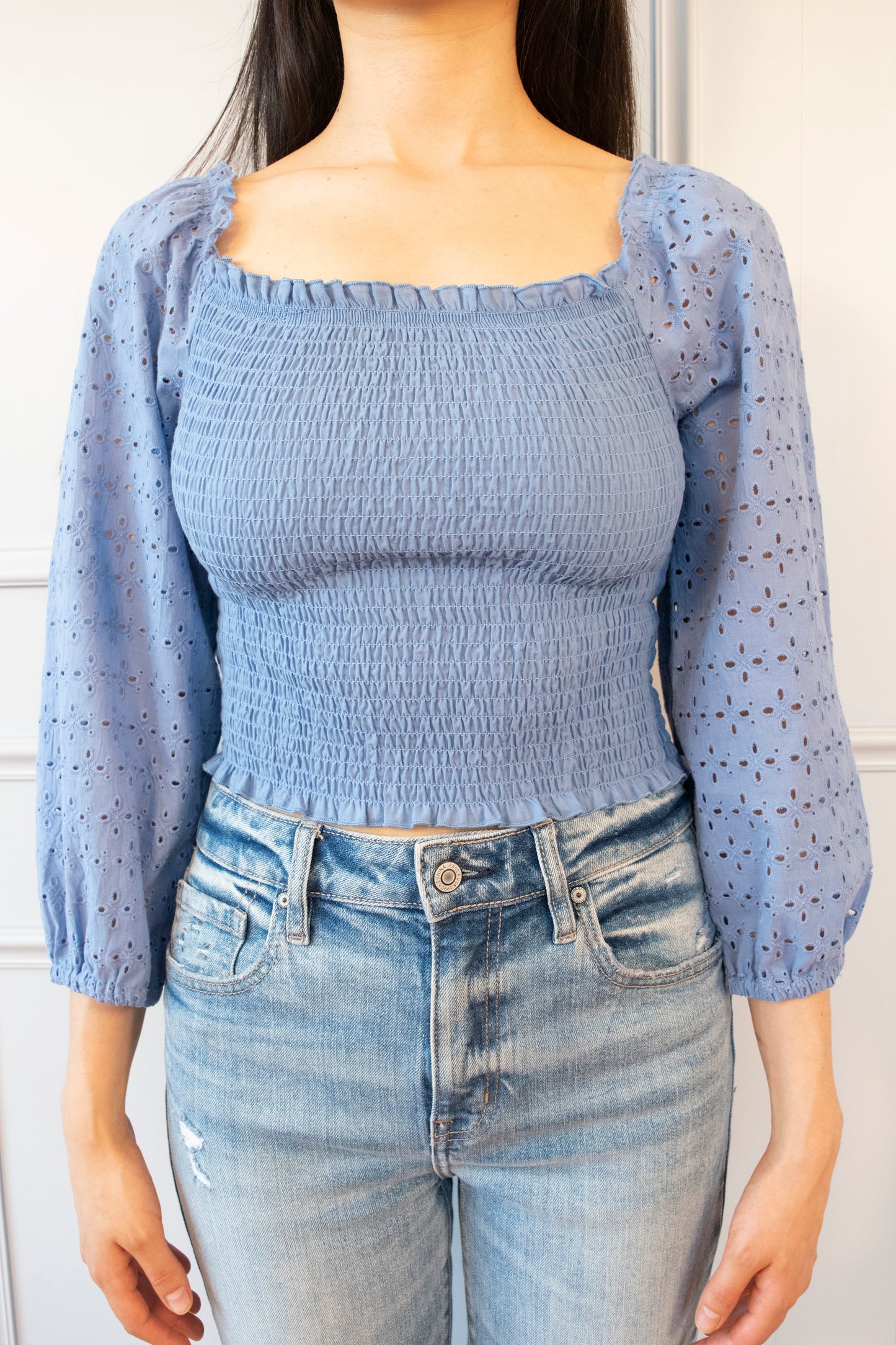 BLUSA ELASTICO ALGODÓN
