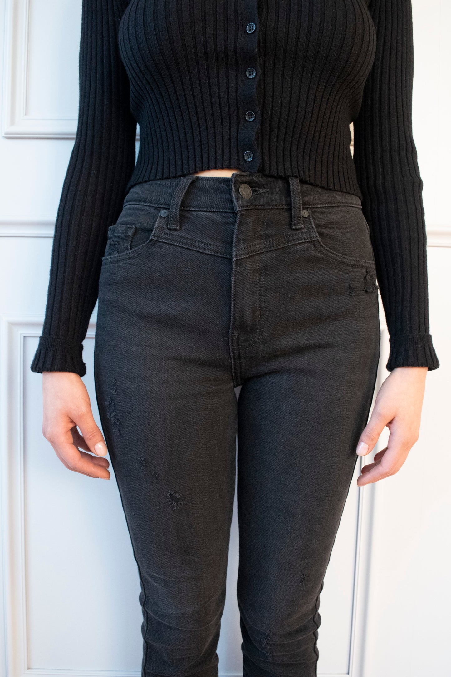JEANS PREMIUM ENTUBADO TIRO SUPER ALTO
