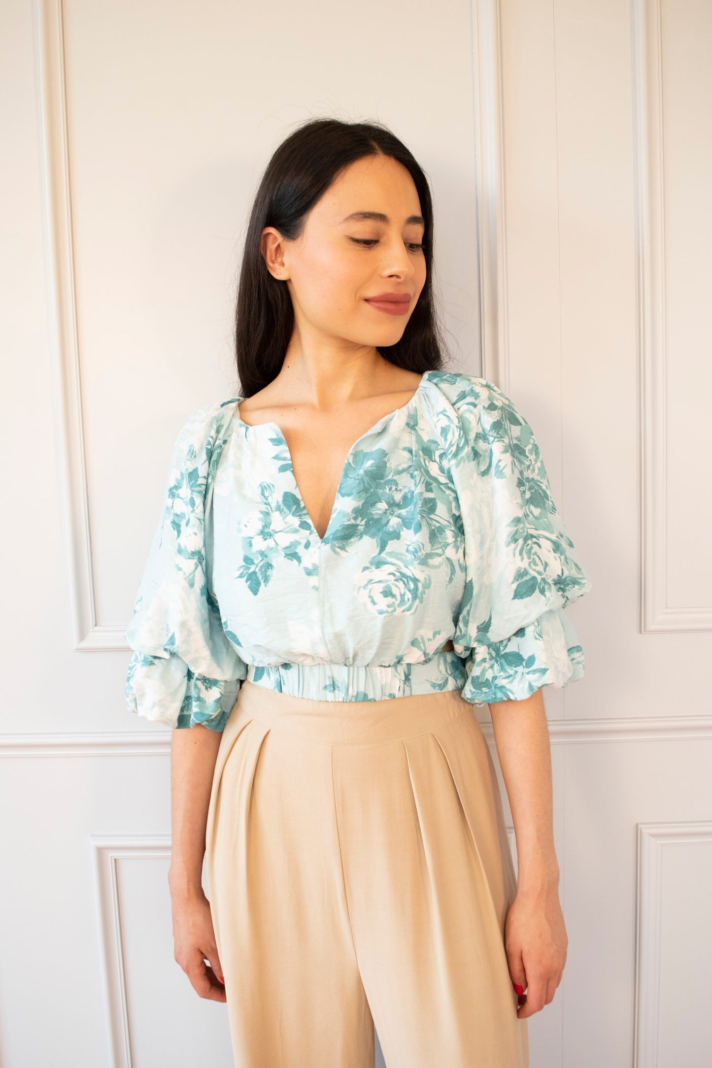 BLUSA PREMIUM FLORES