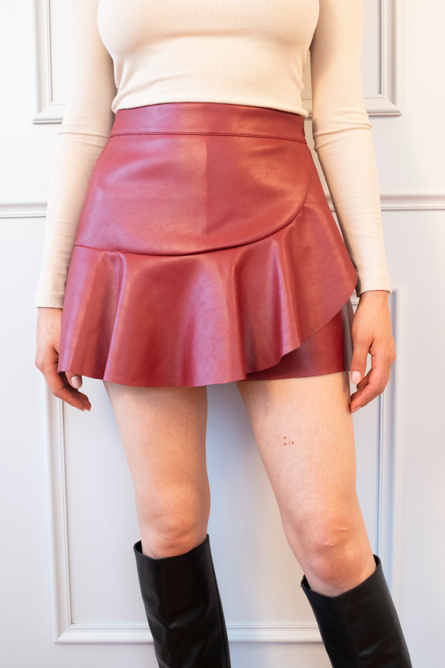 FALDA SHORT PREMIUM VOLANTE
