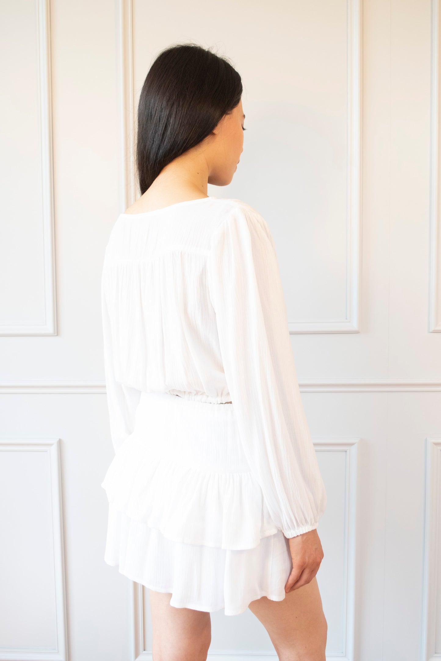 CONJUNTO BLUSA-FALDA SHORT
