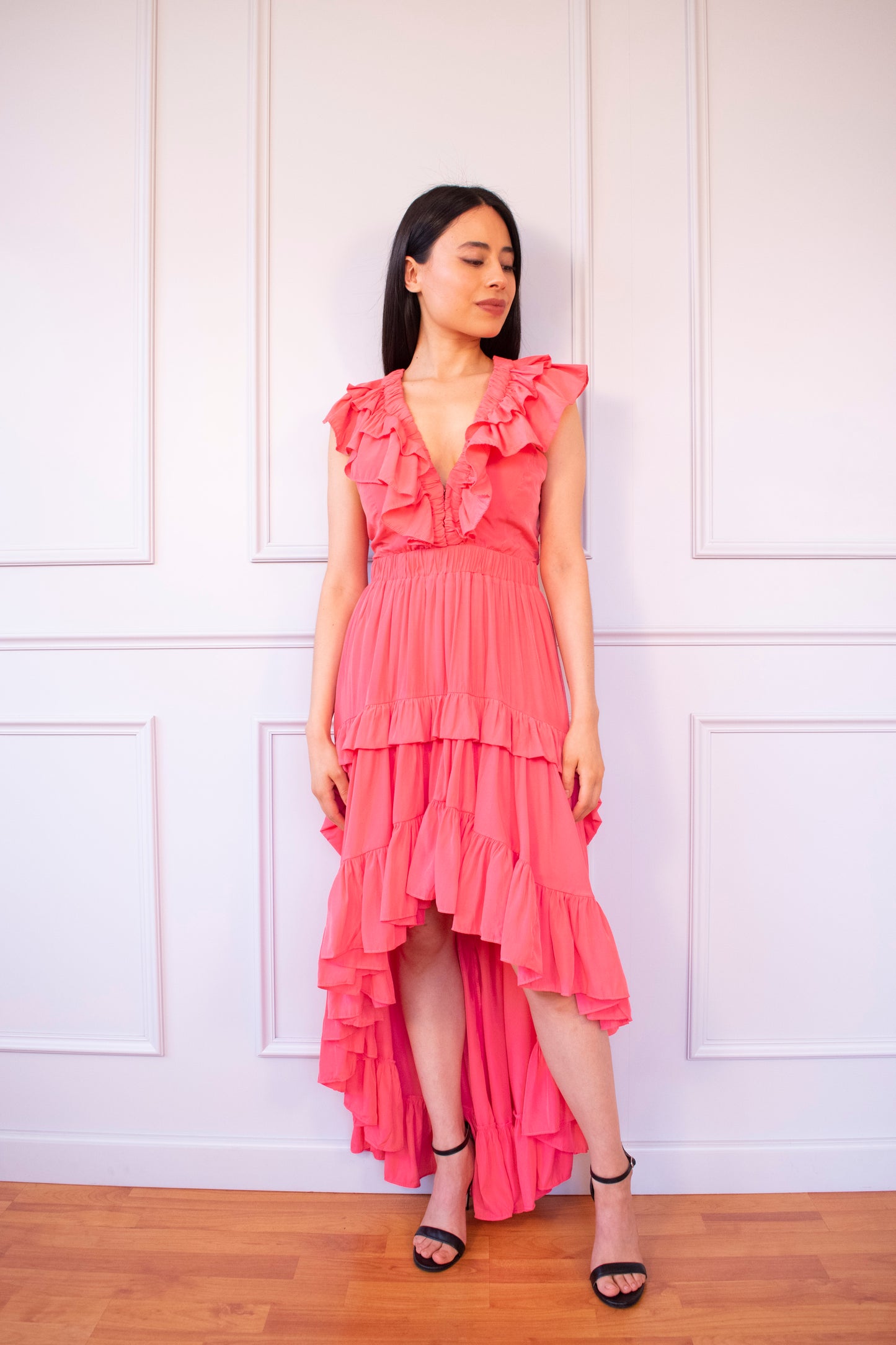 VESTIDO PREMIUM VOLANTE