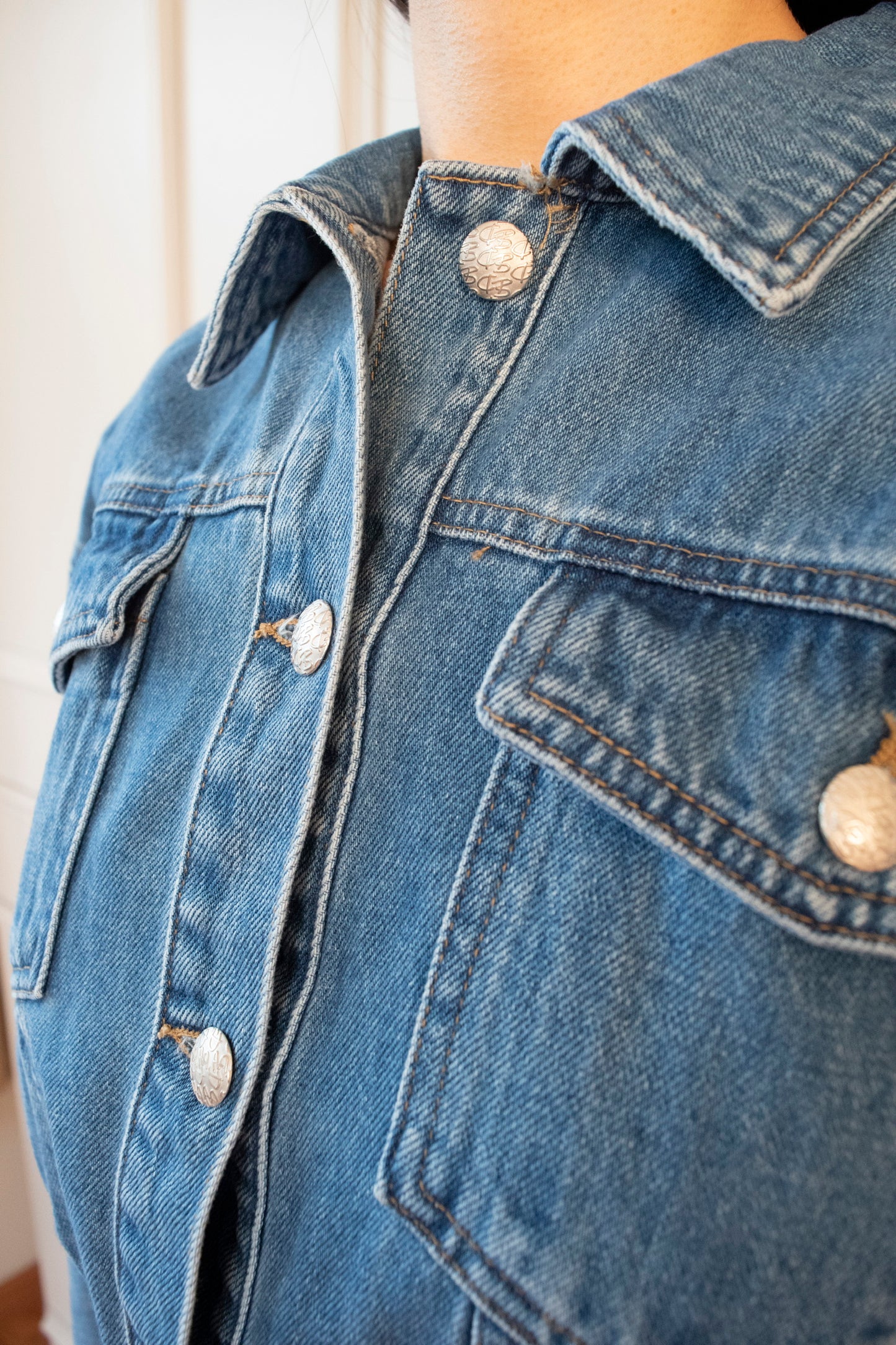 CHAMARRA BOMBER DENIM