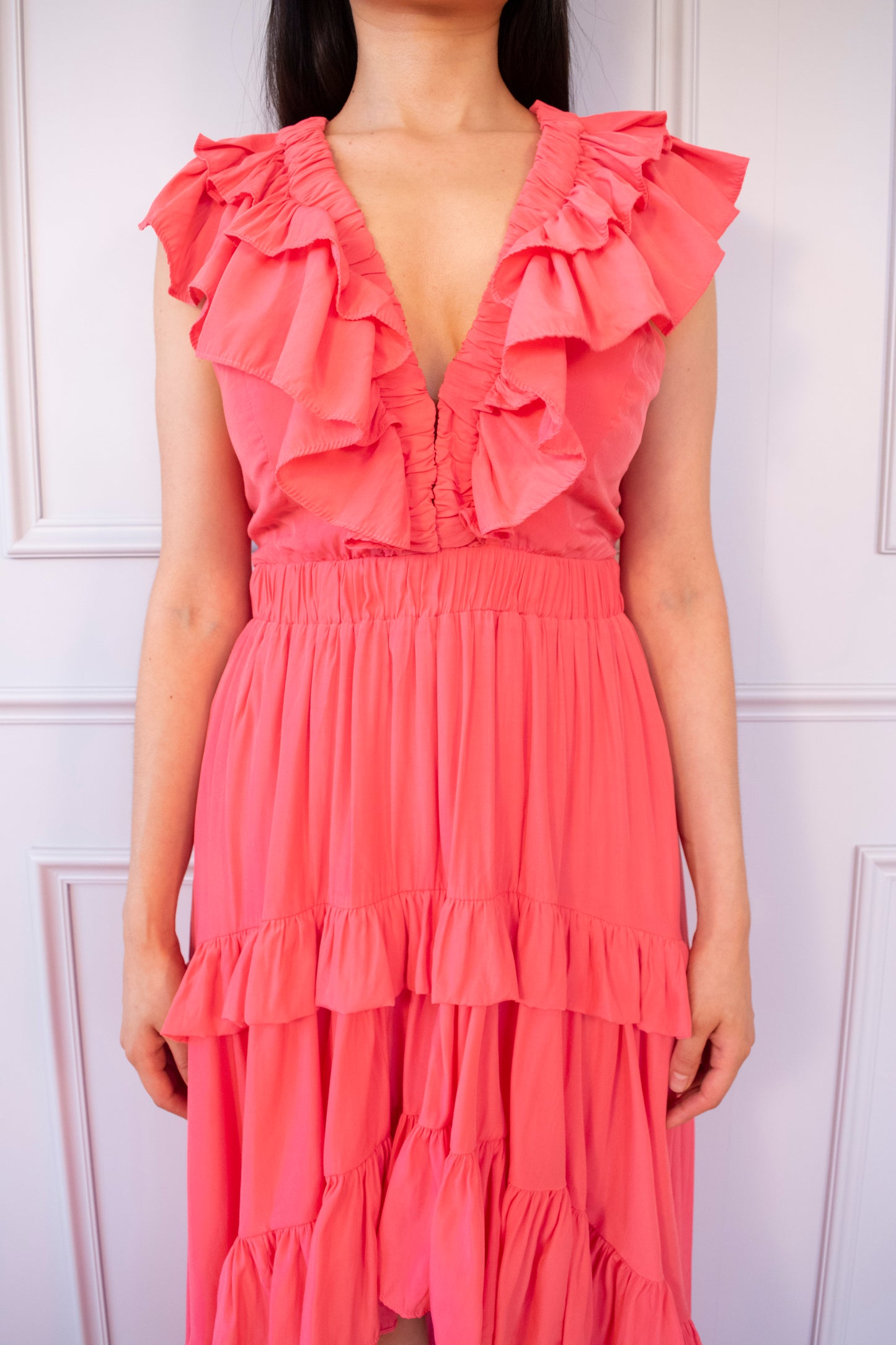 VESTIDO PREMIUM VOLANTE