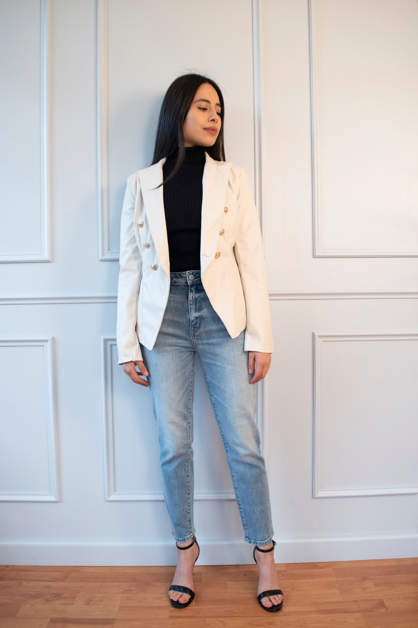 BLAZER PREMIUM EFECTO PIEL