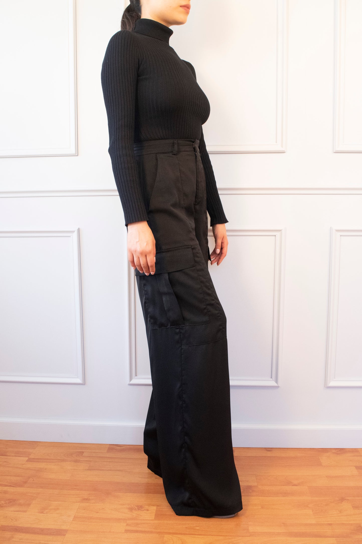 PANTALON PREMIUM CARGO SATINADO
