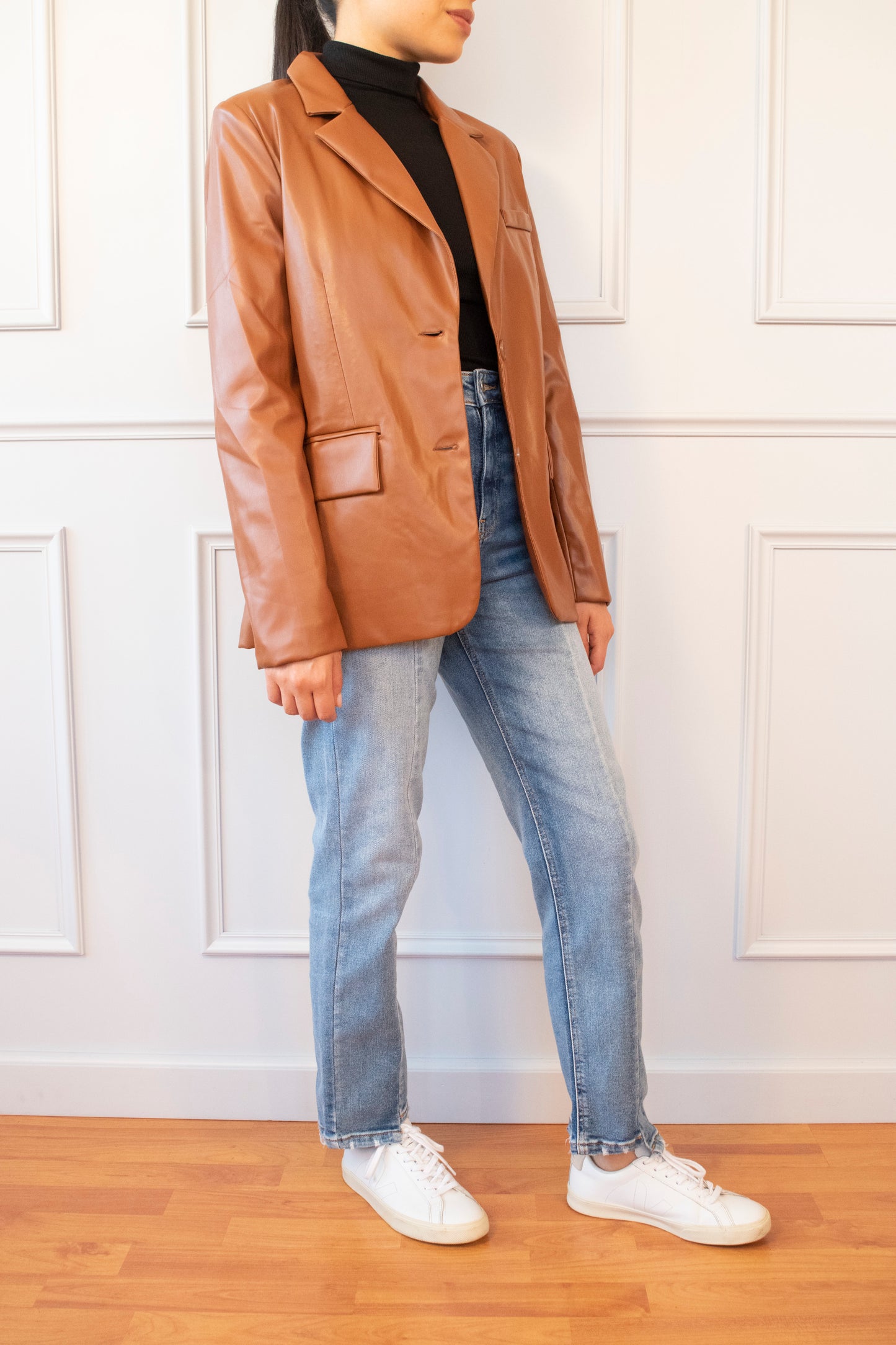 BLAZER EFECTO PIEL