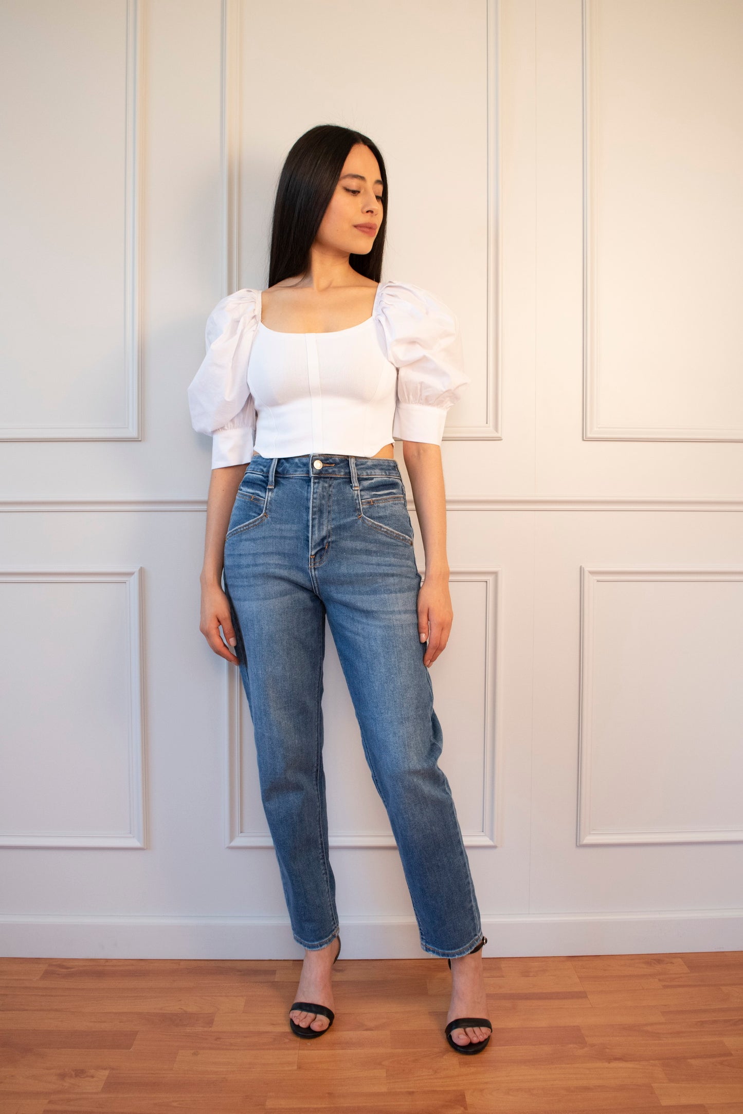 BLUSA PREMIUM MANGA POPELINA