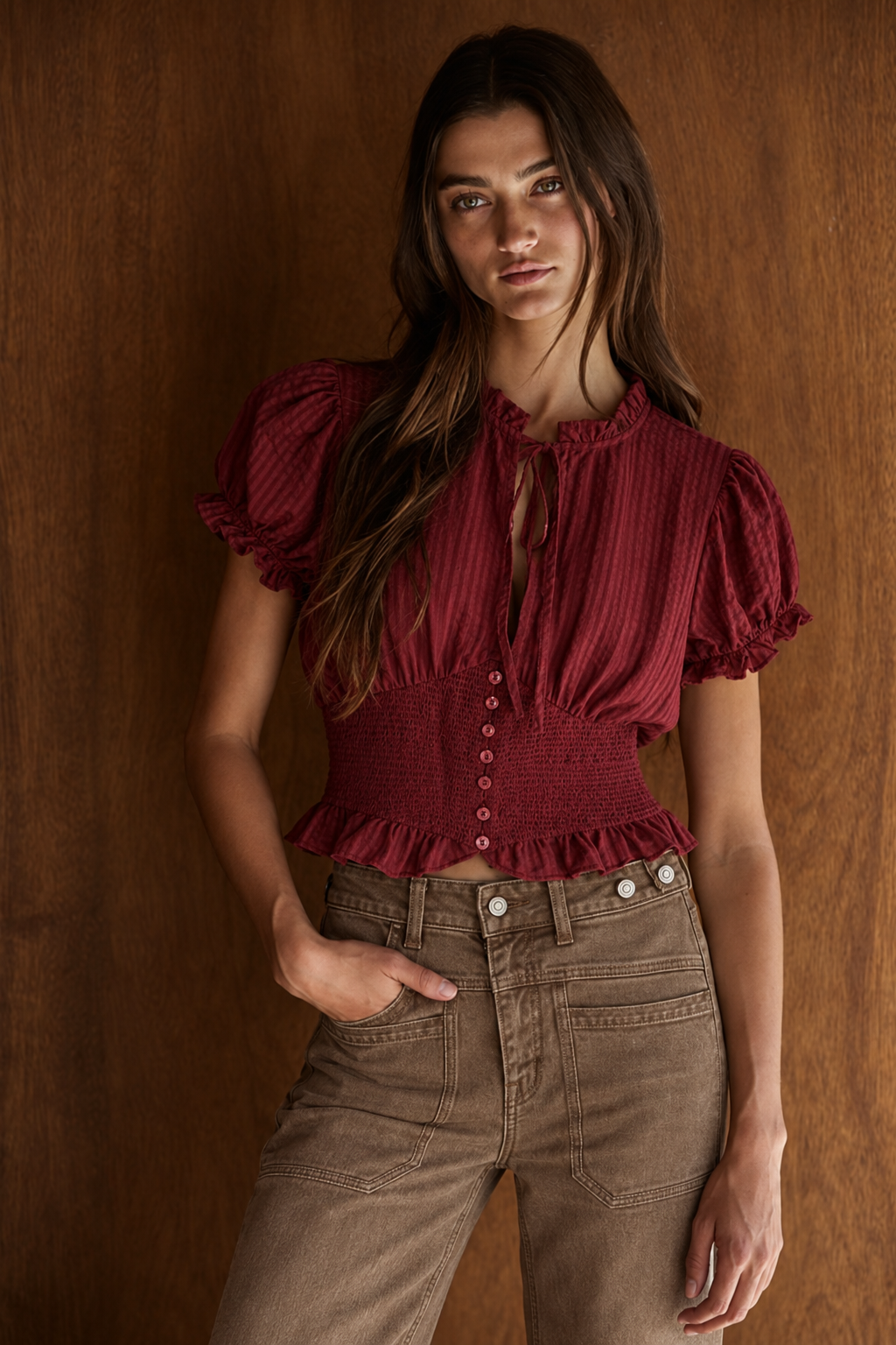 DISPONIBLE 14 DE SEPTIEMBRE BLUSA ELASTICO ALGODÓN