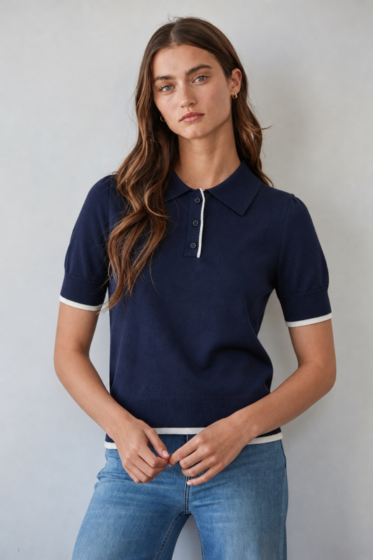TOP POLO FIBRA NATURAL