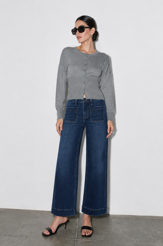 JEANS PIERNA ANCHA 32" MEZCLILLA PREMIUM