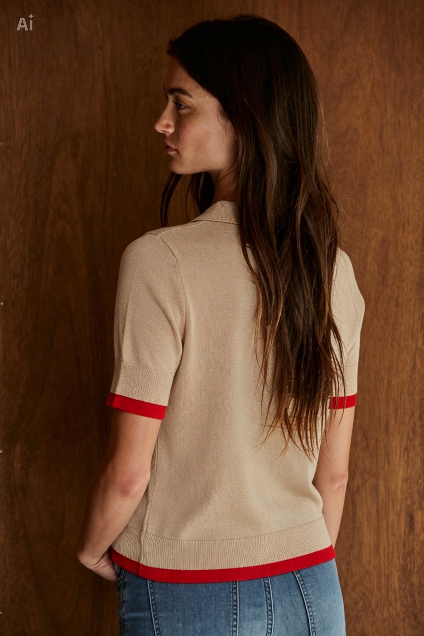 DISPONIBLE 1 DE JULIO TOP POLO FIBRA NATURAL